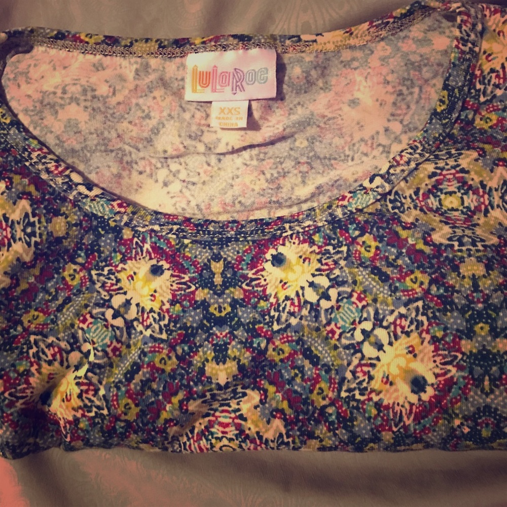 Lularoe shirt size xxs